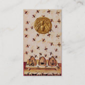 HONING, BEEKEEPEN, RUNDVLEES VISITEKAARTJE (Achterkant)