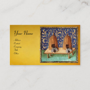 HONING, BEEKEEPING, BEEKEEPER BROEIENDE WAXSEAL VISITEKAARTJE