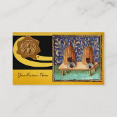 HONING, BEEKEEPING, BEEKEEPER BROEIENDE WAXSEAL VISITEKAARTJE (Achterkant)