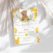 Honing Beer 1e Verjaardag Kaart