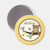 Honing Beer en Bumble Bee Custom Favor Magnet (Voorkant / Achterkant)