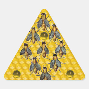HONING BEES, BEEKEEPER BEEKEEPER GEMSTONES DRIEHOE STICKER