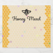 honing bier etiket (Enkel label)