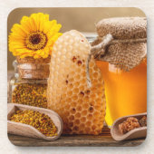 Honing Bier Onderzetter (Voorkant)