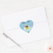 Honing bij Drink nectar Dank u Hart Sticker (Envelop)
