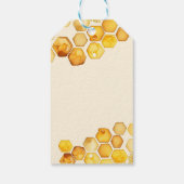 Honing bijen baby shower dank u voor sjabloon cadeaulabel (Achterkant)