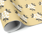 Honing Bijen Bloem Bijenteelt Verpakkingsdocument Cadeaupapier (Rol Hoek)