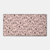 Honing Bijen Bloemen Liberty Patroon Schattig Blus Bureaumat (Voorkant)