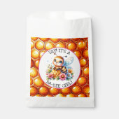 Honing bijen thema Meisje's Baby shower Gepersonal Bedankzakje (Voorkant)