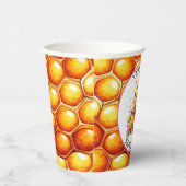 Honing bijen thema Meisjes Baby shower Papieren Bekers (Rechts)