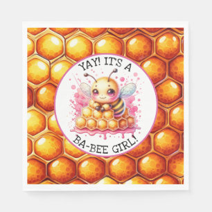 Honing bijen thema Meisjes Baby shower Servet