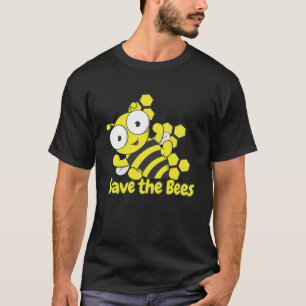 Honing bijengeschenk voor imkers op de wereld honi t-shirt