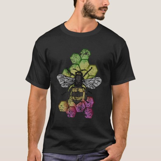 Honing Bijenimker Naturalist Insect T-shirt (Voorkant)