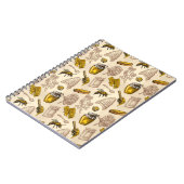 Honing Bijenkorf Goudgeel Biologisch Notitieboek (Linkerzijde)