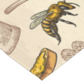 Honing Bijenkorf Goudgeel  Biologisch Tafelkleed (Gekanteld)