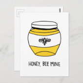 Honing, bijenmijn briefkaart (Voorkant / Achterkant)