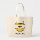 Honing, bijenmijn grote tote bag (Voorkant)