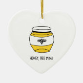 Honing, bijenmijn keramisch ornament (Voorkant)