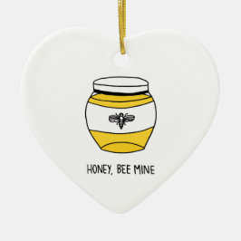 Honing, bijenmijn keramisch ornament