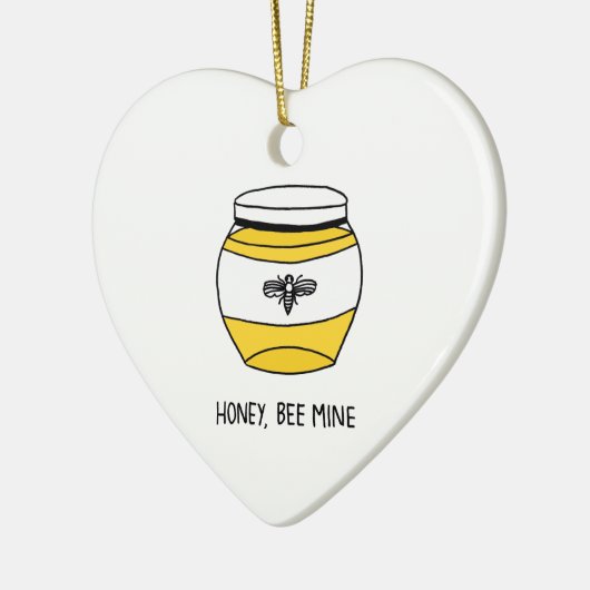 Honing, bijenmijn keramisch ornament (Links)