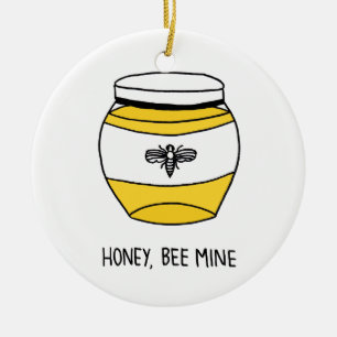 Honing, bijenmijn keramisch ornament