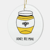 Honing, bijenmijn keramisch ornament (Links)