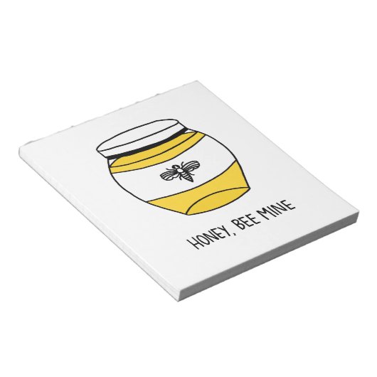 Honing, bijenmijn notitieblok (Schuin)