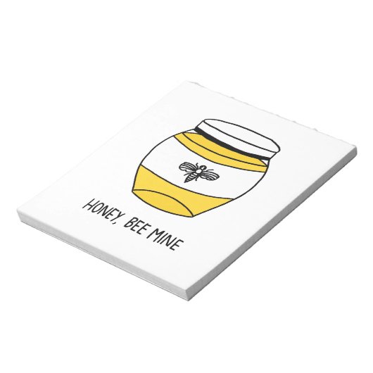 Honing, bijenmijn notitieblok (Linkerzijde)