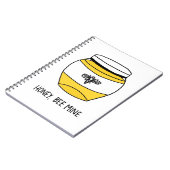 Honing, bijenmijn notitieboek (Linkerzijde)