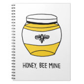 Honing, bijenmijn notitieboek (Voorkant)