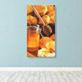 Honing & Biscuits Canvas Print (Insitu (Houten vloer))