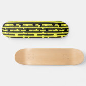 Honing Black Persoonlijk Skateboard (Horizontaal)