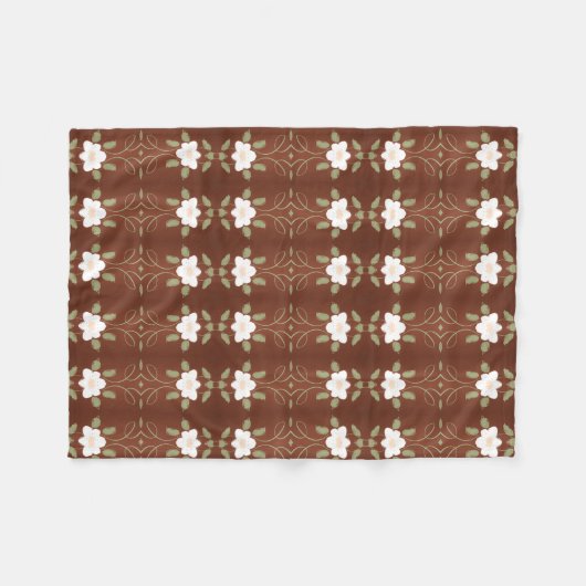 Honing Bloemen Designer Fleece Deken (Voorkant (Horizontaal))