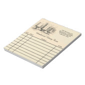 Honing Boerderij  Look Custom verkoop ontvangstbew Notitieblok (Linkerzijde)