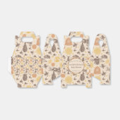  Honing Bumblebee Baby shower Bedankdoosjes (Uitgevouwen)