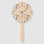 Honing Bumblebee Baby shower Handwaaier (Achterkant)