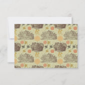  Honing Bumblebee Sage Baby shower Bedankkaart (Achterkant)