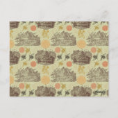  Honing Bumblebee Sage Baby shower Briefkaart (Achterkant)