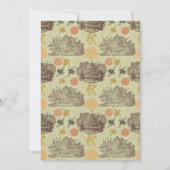  Honing Bumblebee Sage Baby shower Kaart (Achterkant)