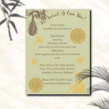  Honing Bumblebee Sage Baby shower