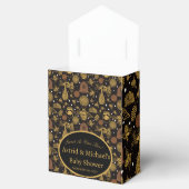 Honing Bumblebee Zwart Baby shower Bedankdoosjes (Geopend)