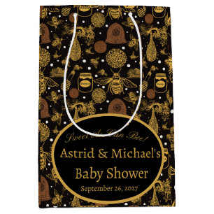  Honing Bumblebee Zwart Baby shower Medium Cadeauzakje