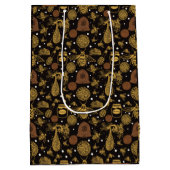 Honing Bumblebee Zwart Medium Cadeauzakje (Achterkant)