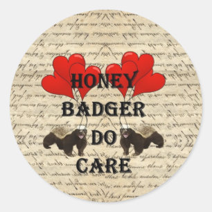 Honing das doen zorg ronde sticker