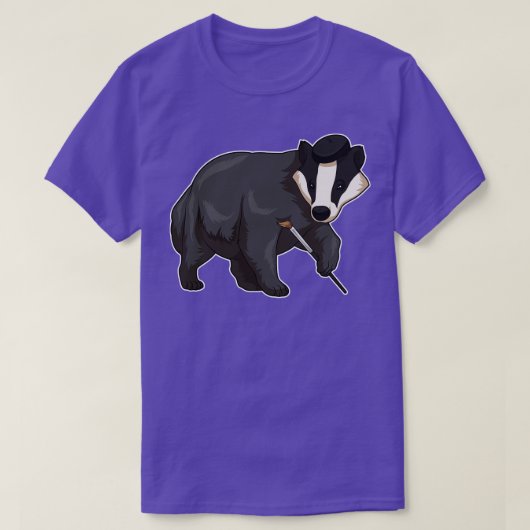 Honing das schilderen verfkwast t-shirt (Design voorkant)