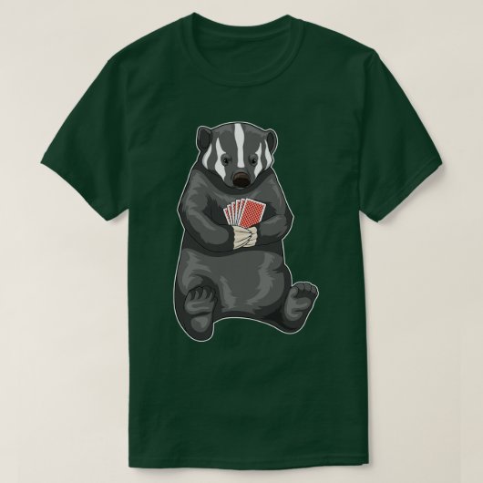 Honing dassenkaarten t-shirt (Design voorkant)