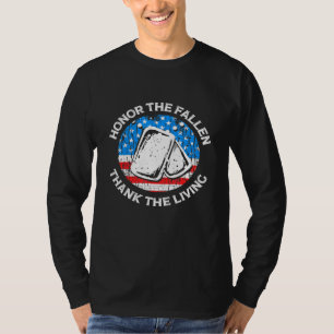 Honing de slachtoffers bedanken de dag van de leve t-shirt