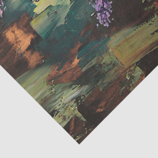 Honing Dipper en Lavendel Schilderachtig Decoupage Tissuepapier (Detail)