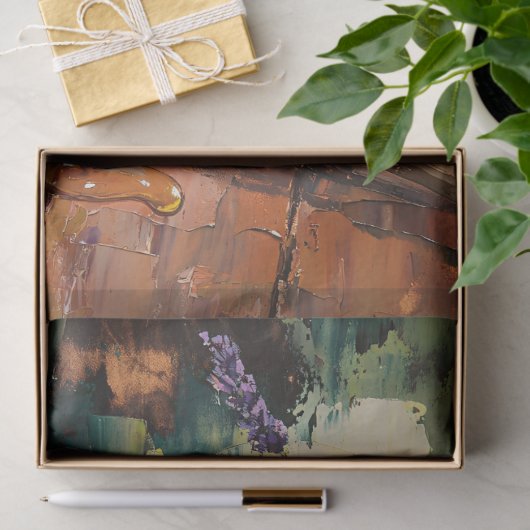 Honing Dipper en Lavendel Schilderachtig Decoupage Tissuepapier (Geschenk)