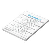 Honing do Grocery List Notitieblok (Linkerzijde)